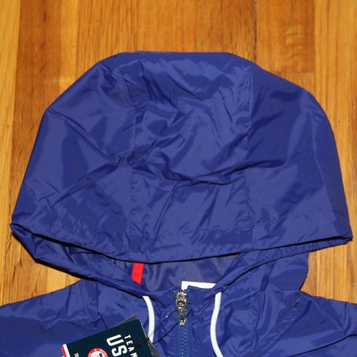 Nike Team USA Olympic Windrunner Hooded Jacket S M CK5813-455 Blue Windbreaker - Picture 4 of 8