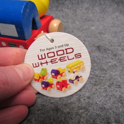 (12) Westminster Wood Wheels Toy Trucks & Cars SET New In Box Ages 3+ - Picture 5 of 6