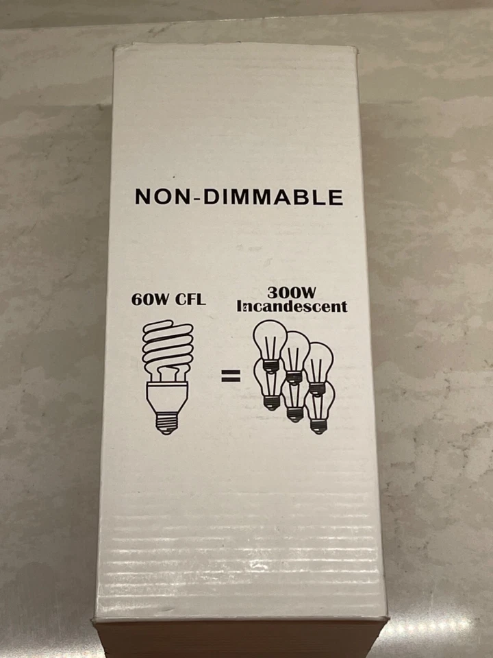 Replacement 60 Watt CFL Bulb = 300 W 5500K Non-Dimmable Photography Lighting - Image 3 of 3