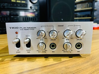 KENWOOD micro Hi-Fi コンポ Kenwood trio MX-70 vintage hifi mic Karaoke play mixer with echo