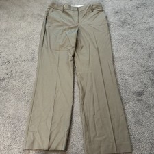 NEW Talbots Petites Women  s 10P Brown Wool Blend Heritage Dress Pants