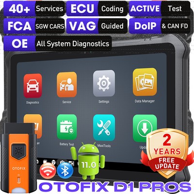  2025 OTOFIX D1 PROS KFZ Diagnosegerät Auto OBD2 ALLE SYSTEM ECU Codierung RDKS
