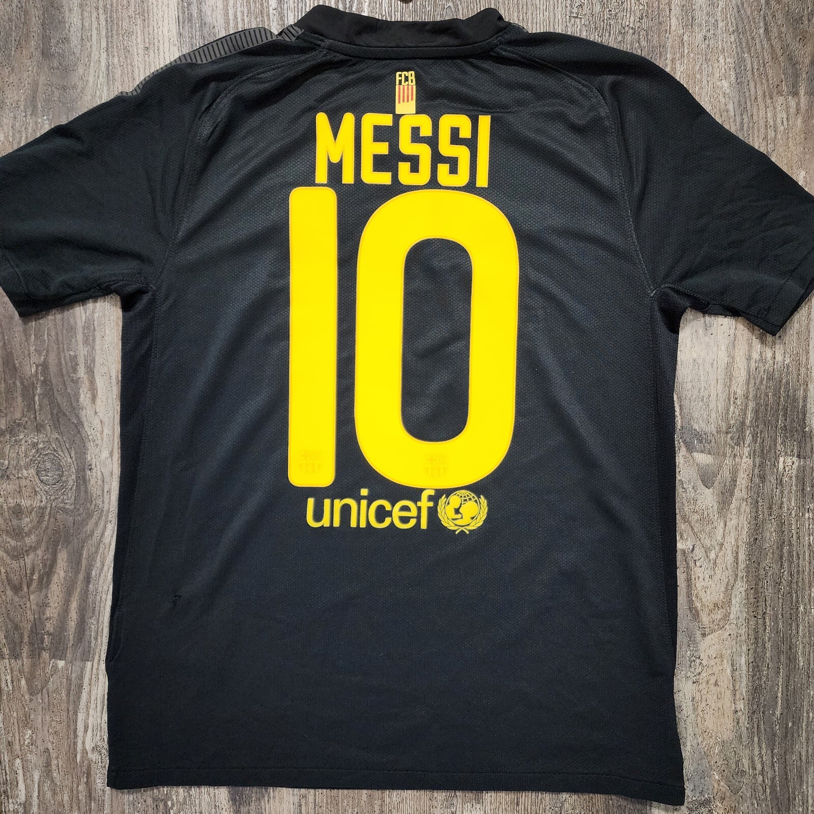 2012 Nike Barcelona Away Soccer Jersey Lionel Messi Kids XL Argentina Spain Liga