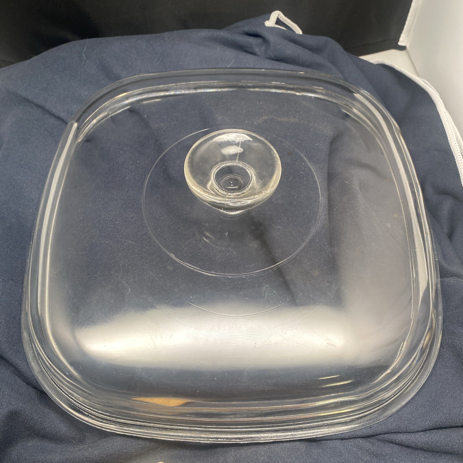 Pyrex Corning A-12-C 10.25 Inch Square Dome Glass Replacement Lid