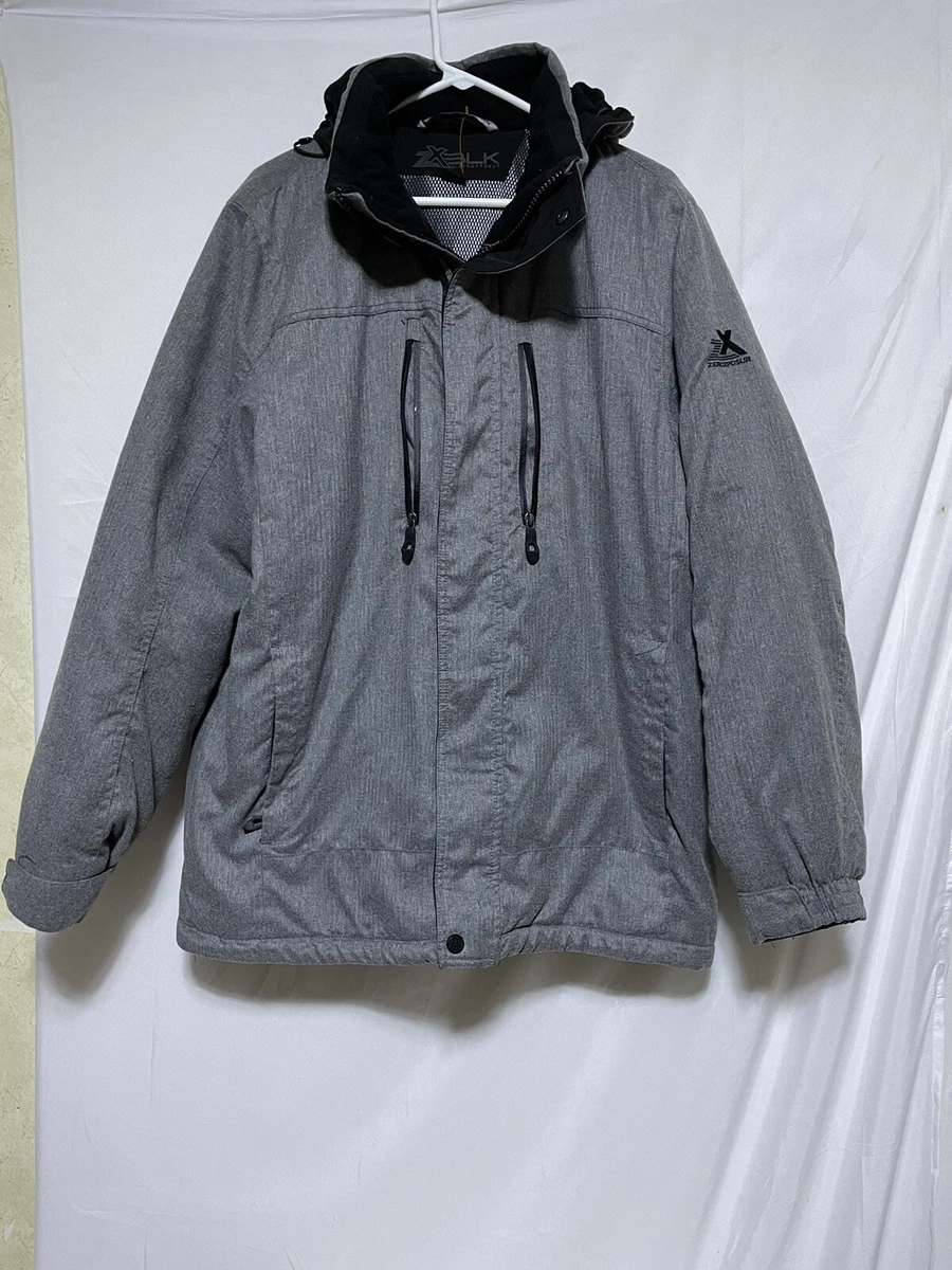 Zero Exposure Zxblk Men s Waterproof Winter Coat Sz Xl