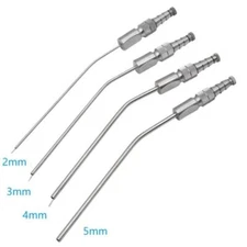 FRAZIER SUCTION TUBE SET OF 4 TUBES ASPIRATOR DENTAL ENT SURGICAL INSTRUMENTS
