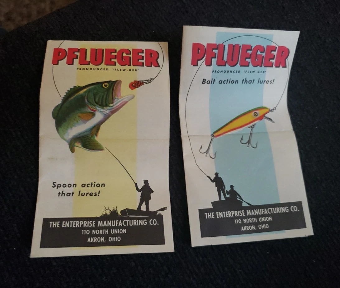 Pflueger June Bug Spinner leurre de pêche vintage vert