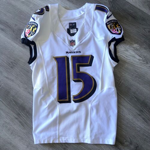 Team Issue DESEAN JACKSON Baltimore Ravens Trikot 2018 Nike Authentic Pro Game
