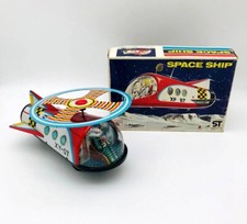 Asahi Toy Spaceship XP07 Vintage Tin Toy collection with original box F/S Japan