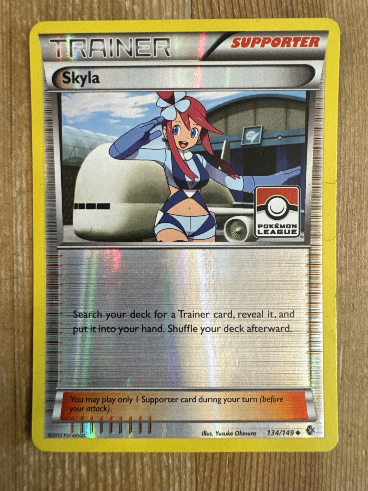 Skyla - 134/149 - Pokemon Boundaries Crossed Black White League Promo Holo MP