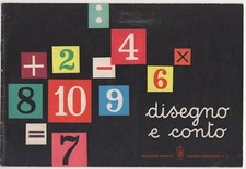 drawing and counting - Learning to count booklet - First grade 70s