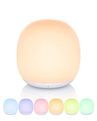 EASEMO Luce Notturna Bambini, Luce Notturna LED con Controllo Touch USB (D3V)