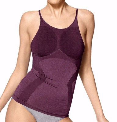HUE U17316 Burgundy Made to Move Seamless Shaping Cami - MSRP $36