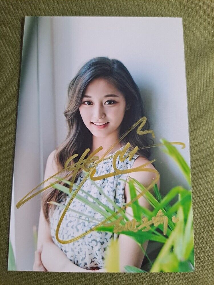 K-POP・アジア twice yes,iam tzuyu autograph TWICE Tzuyu Autographed Signed Photo 5*7 K-POP Collection