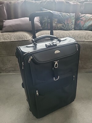 Vintage Samsonite Koffer Worldproof 1500 Serie super selten Leder neuwertig