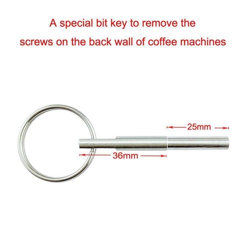 Kaffeemaschinen Schrauben Oval Kopf Bit Schlüssel Öffnung Werkzeug G7I9 - Picture 11 of 11