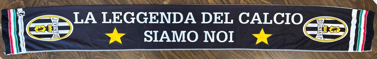 Vintage Rare 1990's Juventus Scarf Football Soccer Italy | eBay