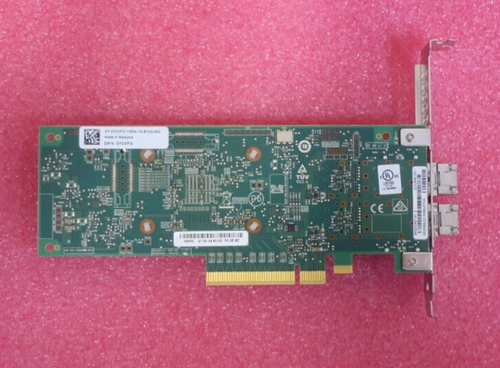 Dell QLogic QLE2692 Dual Port 16Gb FC PCIe x8 Host Bus Adapter HBA YCVFG + SFP - Zdjęcie 6 z 8