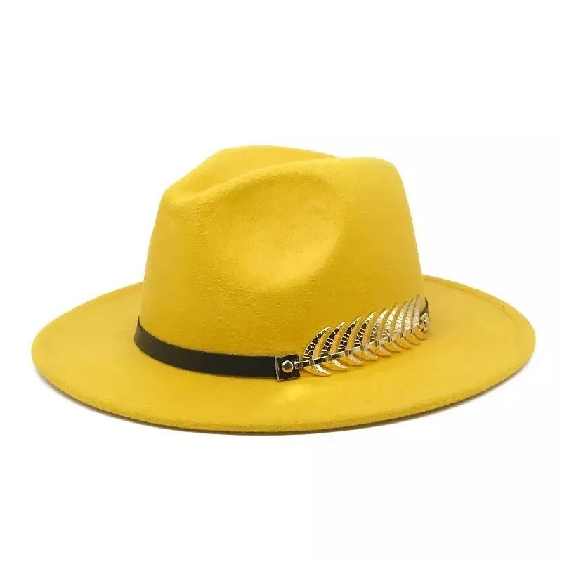Fedora Yellow Hats for Women for sale | eBay