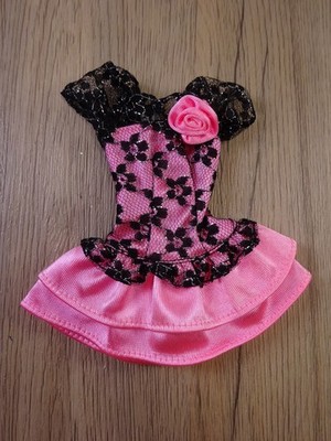 Vintage Mode für Barbiepuppe Sparkle Pretty Fashions Party-Kleid Satin (22567)