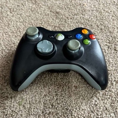 Microsoft Xbox 360 Wireless Controller Black Ergonomic for Console