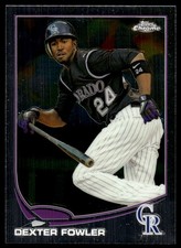 Dexter Fowler 2013 Topps Chrome #191 Rockies MLB READ FREE SHIPPING AutographDen