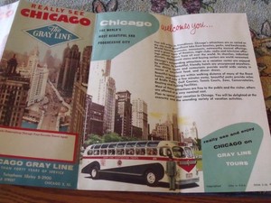 CHICAGO GRAY LINE REALLY SEE CHICAGO BROCHURE
