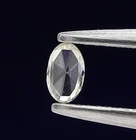 oval rose cut natural diamond loose 0.05cts