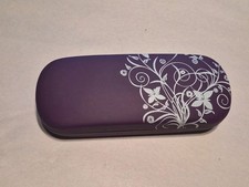 Eyeglasses Sunglasses Hard Clamshell Case Floral Pattern