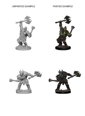 Orcs Half-Orc Male Barbarian
