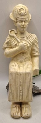 Große Ägyptische Pharao Statue 12,5 Gips Osiris Stil Figur Deko Wohndeko