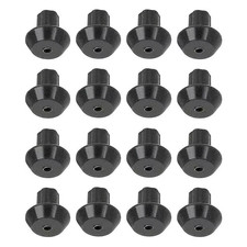 Black Gas Range Rubber Feet WB02T10461 Burner Grate Foot Compatible Gas Stove Re