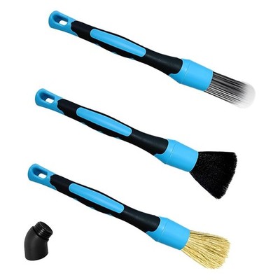 3-Teiliges Set Ultraweicher Auto-Pinsel, Kratzfreie Wildschweinborstenbürst6157