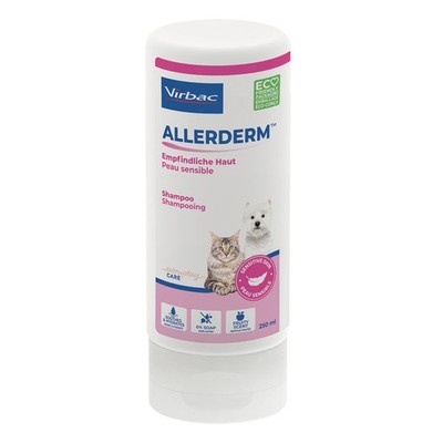 Virbac Allerderm Shampoo 250 ml | Hunden & Katzen | empfindliche Haut