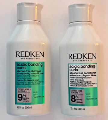 Redken Acidic Bonding Curls Shampoo & Conditioner 10.1oz/300ml Set - Brand NEW!