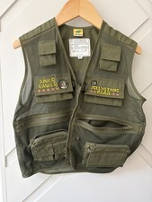 Hanna-Barbera Yogi Bear Jellystone Park Junior Ranger Utility Vest Kids XL Green