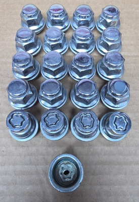 #ad Toyota Lexus 12x1.5mm OEM Chrome Washer Lug Nut Set with Wheel Locks and Key $89.99