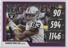 2020 Score Next Level Stats Purple Darren Waller #NLS-DW 0q3