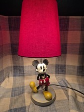 Mickey Mouse Classic Pose Desk or Table Lamp With Linen Shade