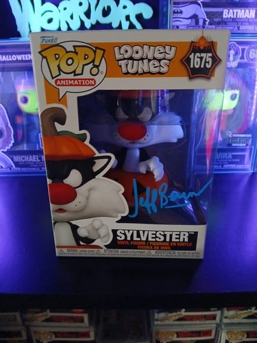 Autographed Jeff Bergman  Loony Tunes Funko Sylvester  #1675