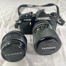 Pentax ME Super Camera with 50mm F1.4 lens and Tamron 90mm F2.5 Macro Used From