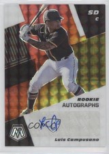 2021 Mosaic Rookie Choice Red & Yellow Prizm 47/88 Luis Campusano Auto 0z1c