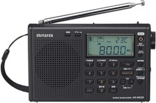 Image of Aiwa World Band Radio Pearl Black agc8vmet