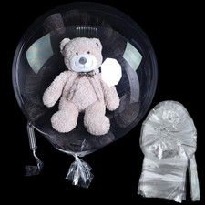 Large Clear Balloons for Stuffing, 10Pack Big Extra Wide Mouth Bubble Bobo Ballo