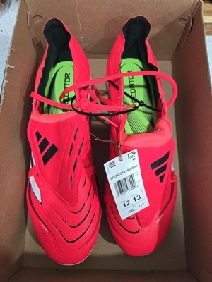 Brand New Adidas Predator League FT FG/MG Soccer Cleats Lucid Red / Black US 12