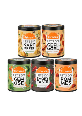 Ostmann Heißluftfritteuse Gewürzset Gewürzsets 1stk 4053697008213