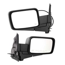 Power Mirror Set For 2006-2010 Jeep Commander Heated Paintable Manual Folding