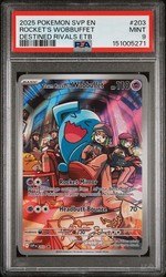 Team Rocket's Wobbuffet SVP 203 Black Star Promo
