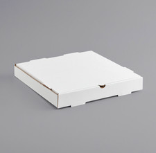 14" x 14" x 2" White Corrugated Pizza Boxes 50 Case