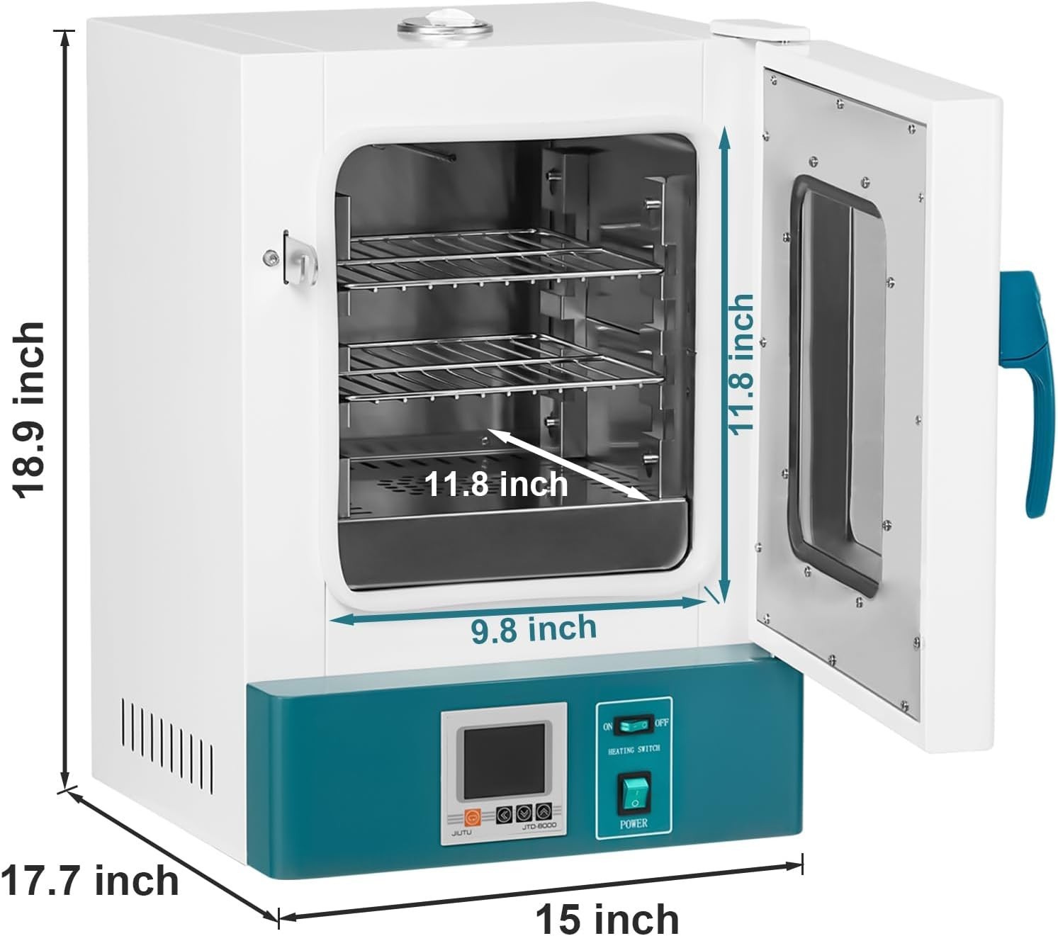 Lab Incubator 20L Precise Temperature Control 0-65°C Digital Microbiological